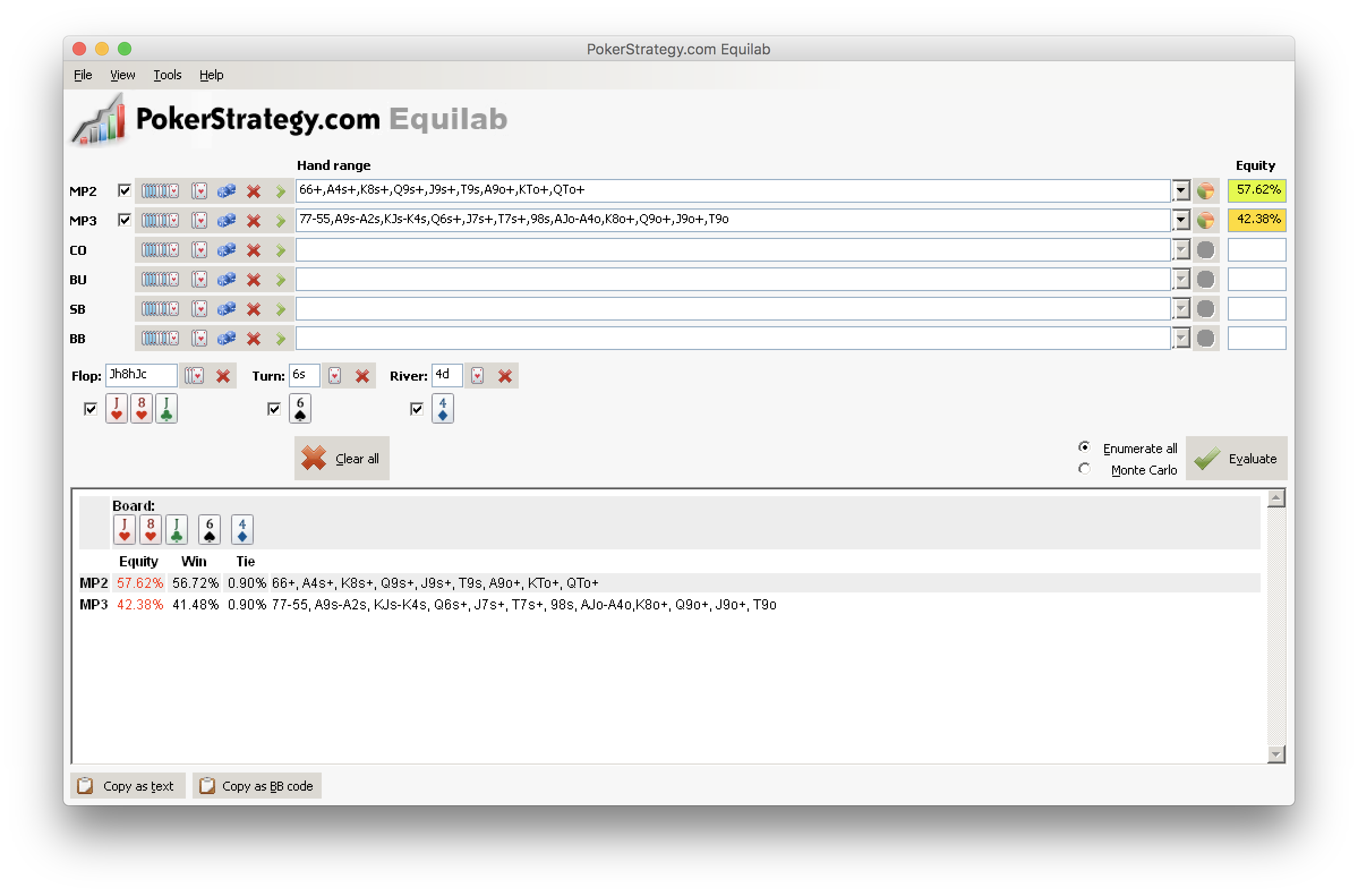 Equilab on Mac